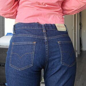 Bongo Low-Waist Bootcut Blue Denim Jeans